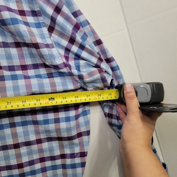 Tommy Bahama Canyon Beach Rancho  Check Plaid Flip Cuff Shirt L/S Men's XXL /TTG - Picture 8 of 13